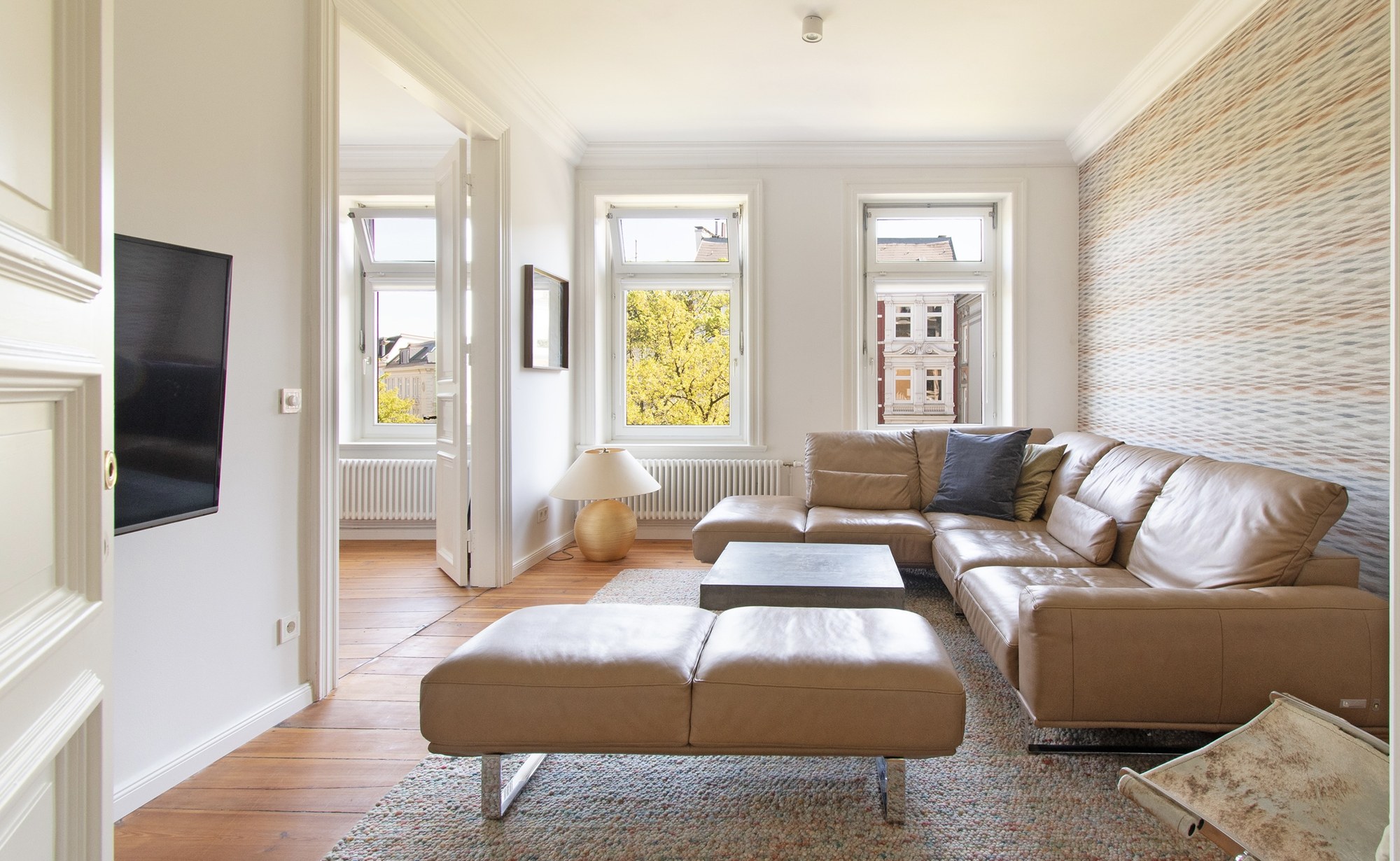 Arnoldstraße Wohnzimmer — nachher